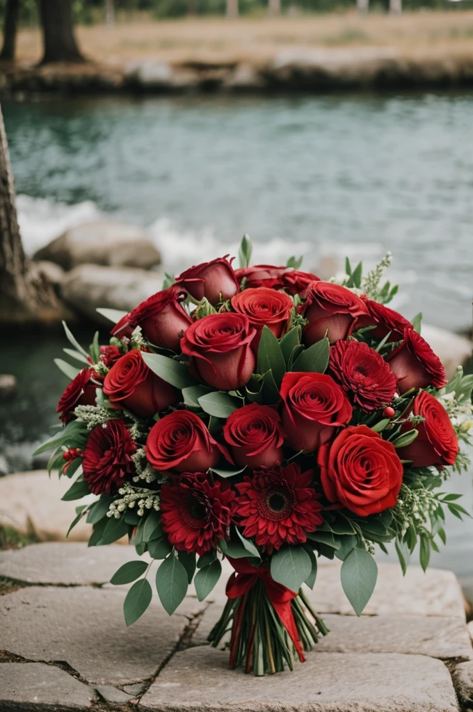 Look for red bouquets for the name Ana