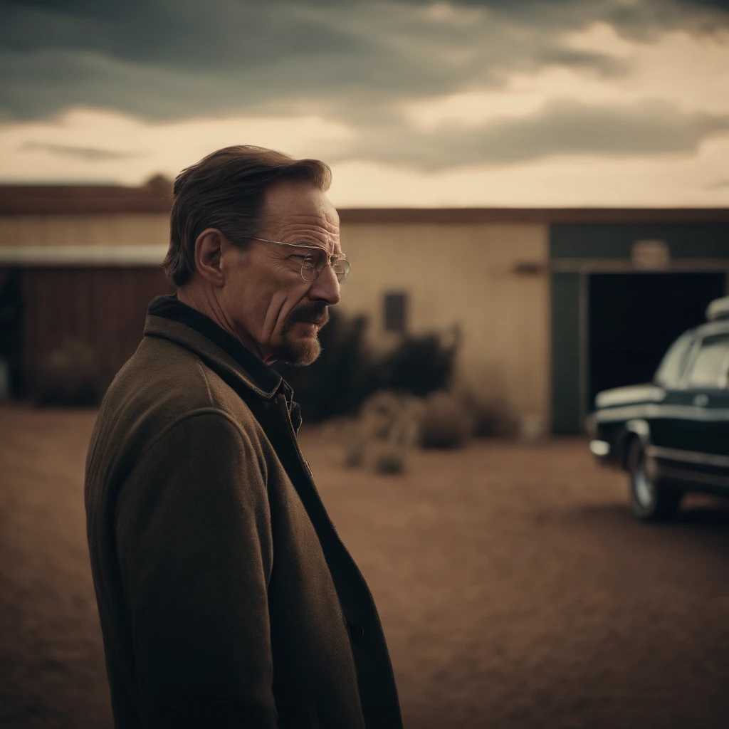 Younger version of Walter white
