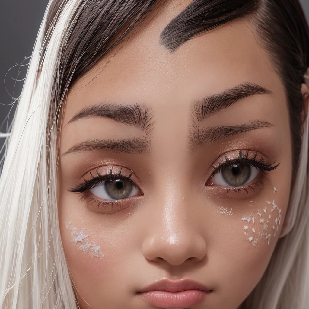 Someone with vitiligo