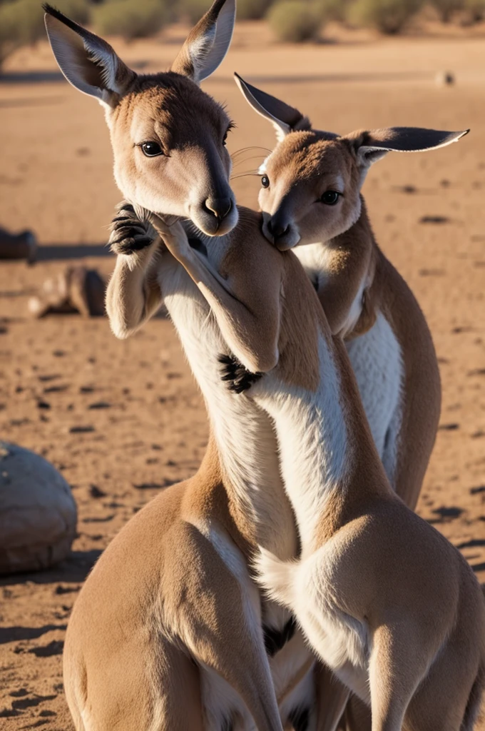 Kangaroo boxing