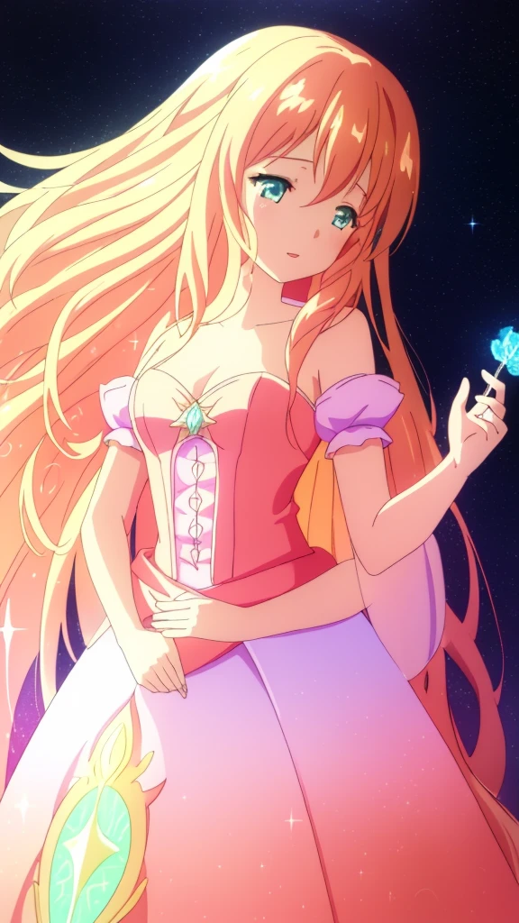 beautiful girl, puffy tiered ballgown, vibrant pastel colors, ((glowing blonde long hair,mature female,20 years old)), magical lights, sparkling magical liquid, inspired by Glen Keane, inspired by Lois van Baarle, disney art style, by Lois van Baarle, glowing aura around her, by Glen Keane, jen bartel, glowing lights! digital painting, flowing glowing hair, glowing flowing hair, beautiful digital illustration, fantasia background, whimsical, magical, fantasy, ((beautiful face)), ((masterpiece, best quality)), intricate details, highly detailed, sharp focus, 8k resolution, sparkling detailed eyes, liquid watercolor