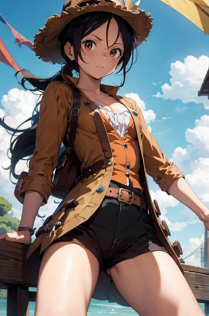 Luffy steampunk fiel aos animes