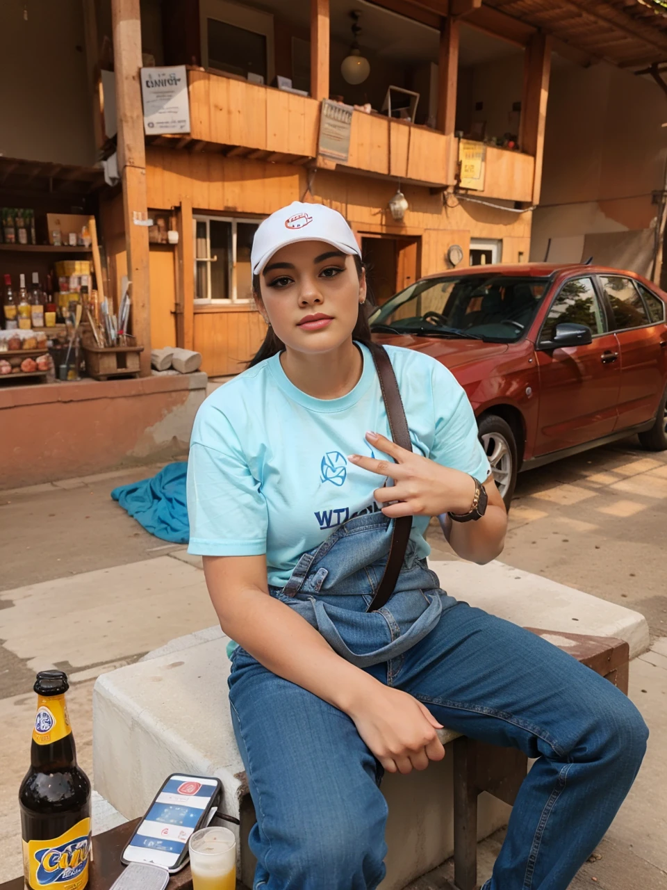 A woman with a beautiful face