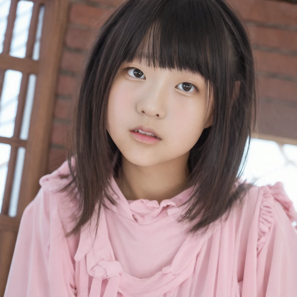 (masterpiece, best quality:1.2), 1girl, solo, short hair, Close-up of face, girl, Baby Fa
