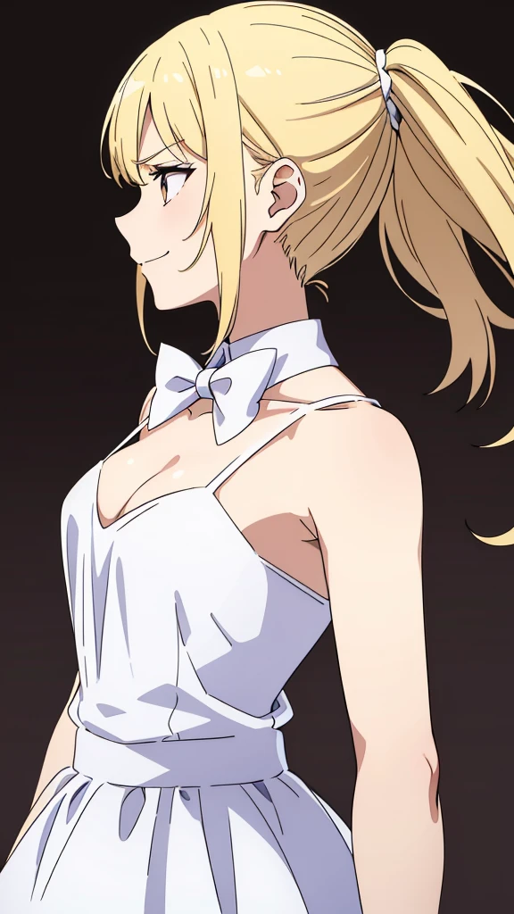 please illustrates a picture of a classroom full with only sexy, hard-on boys And only one blonde long hair brown eye sexy girl in a middl