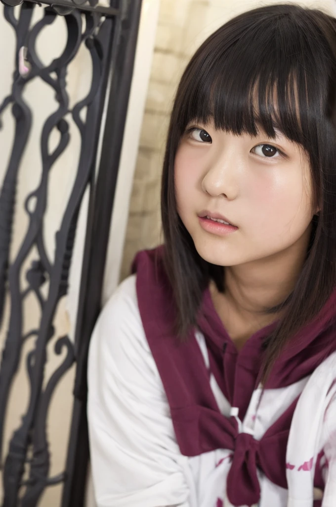 (masterpiece, best quality:1.2), 1girl, solo, short hair, Close-up of face,  girl, 