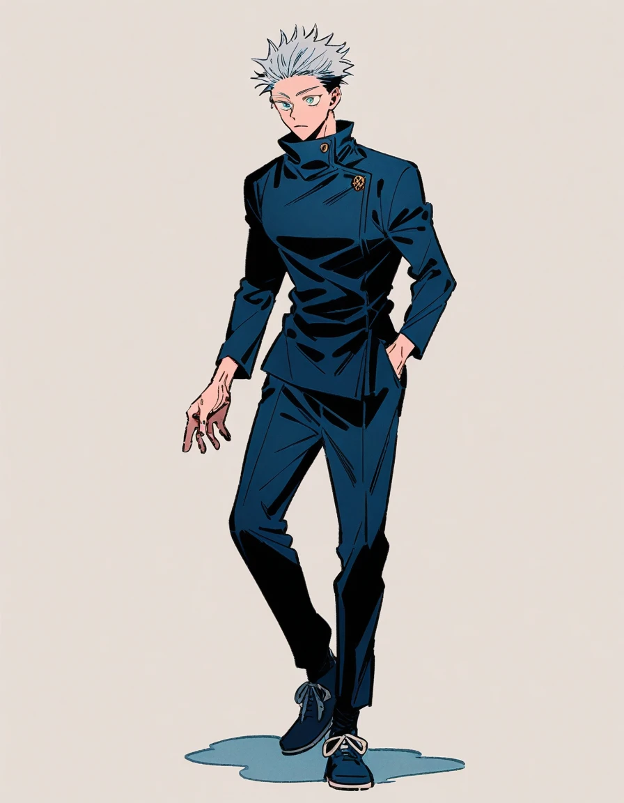 gojo satoru from jujutsu kaisen full body 