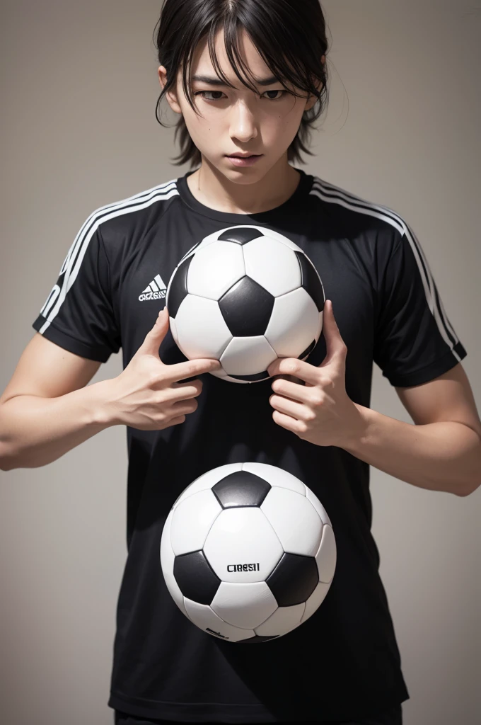 Create a Soccer Ball with Music Symbol