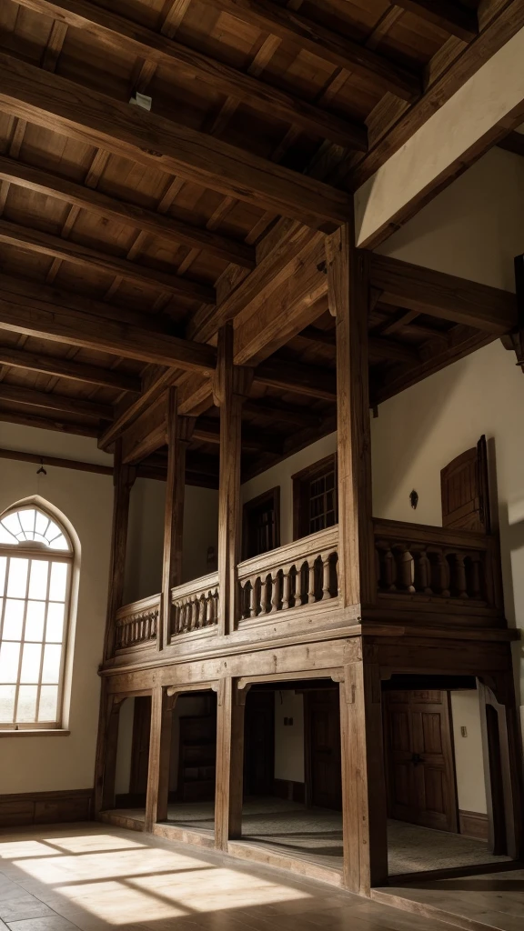 horse stable of a castle in the rococo style
