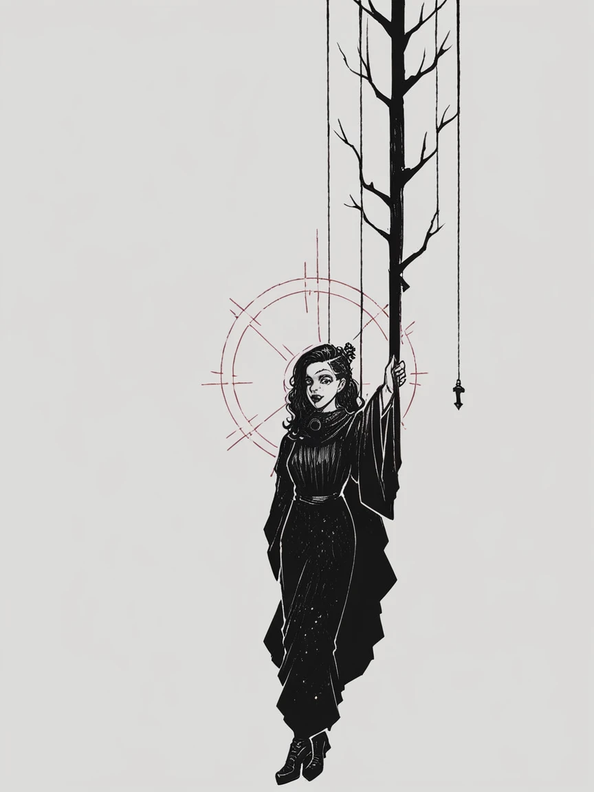 score_9, score_8_up, score_7_up, 1girl, sketch, sp1t, monochrome, sketch, dark art, horror art, clean sketch lines, a girl in a post apocalyptic city