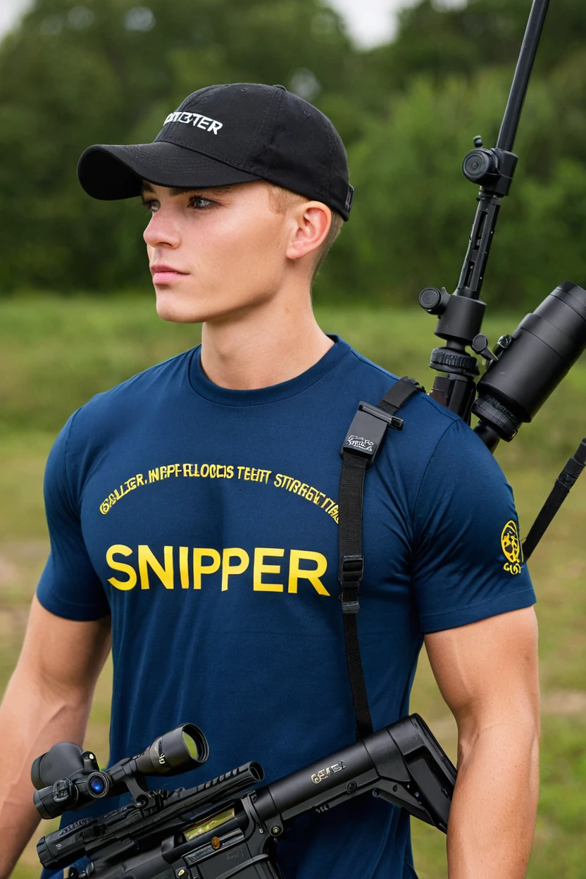 Elite sniper with the written shirt: gg