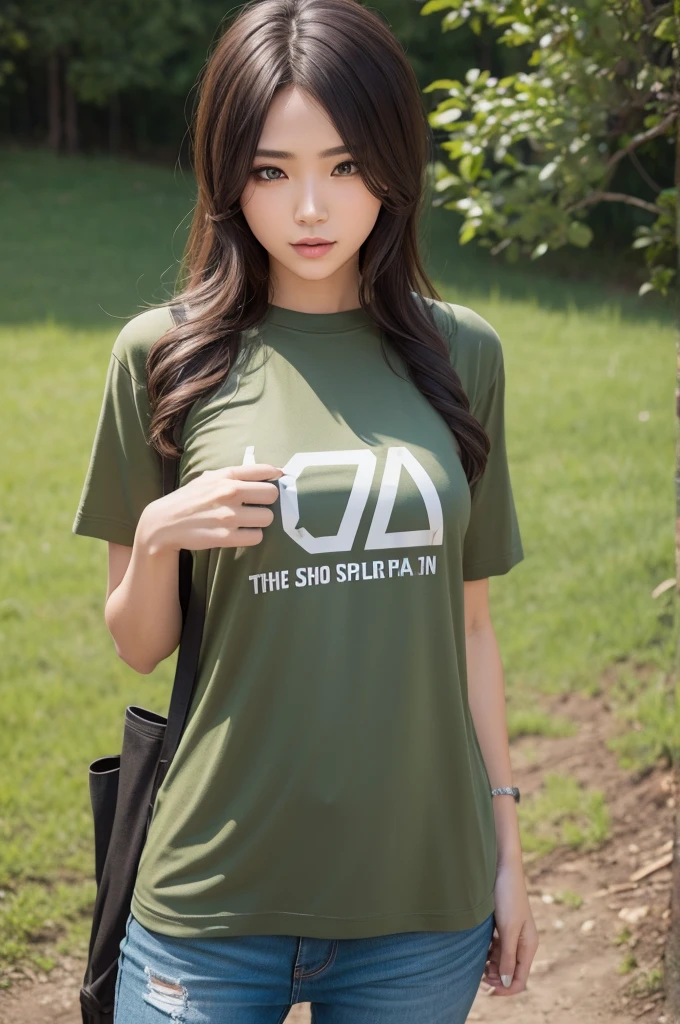 Sniper with a written shirt: gg