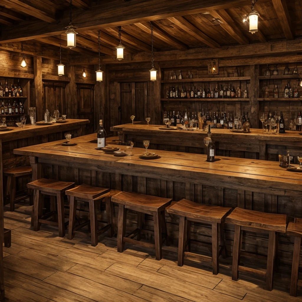 empty medieval tavern [anime]