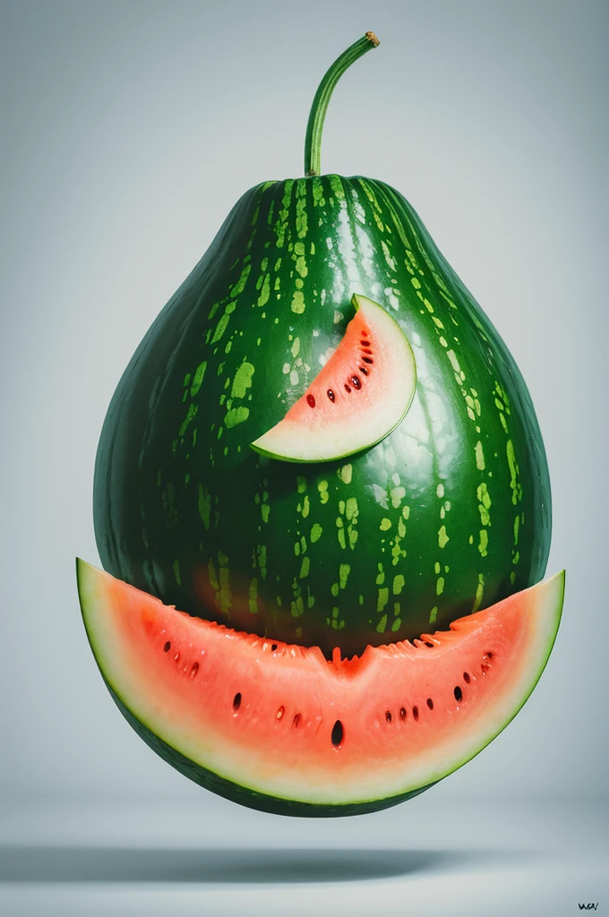cartoon melon illustration