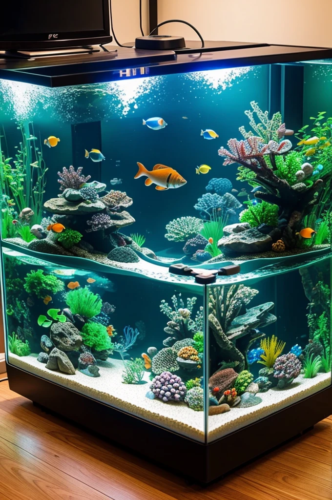 Fish tank gaming pc