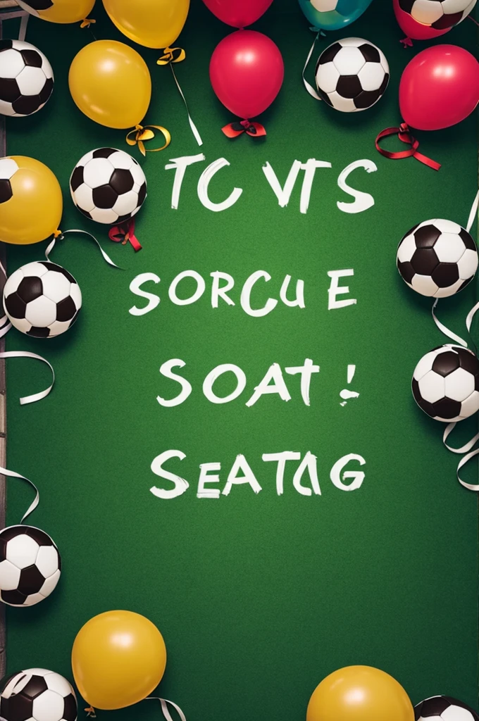 create a soccer team logo what is named balloons