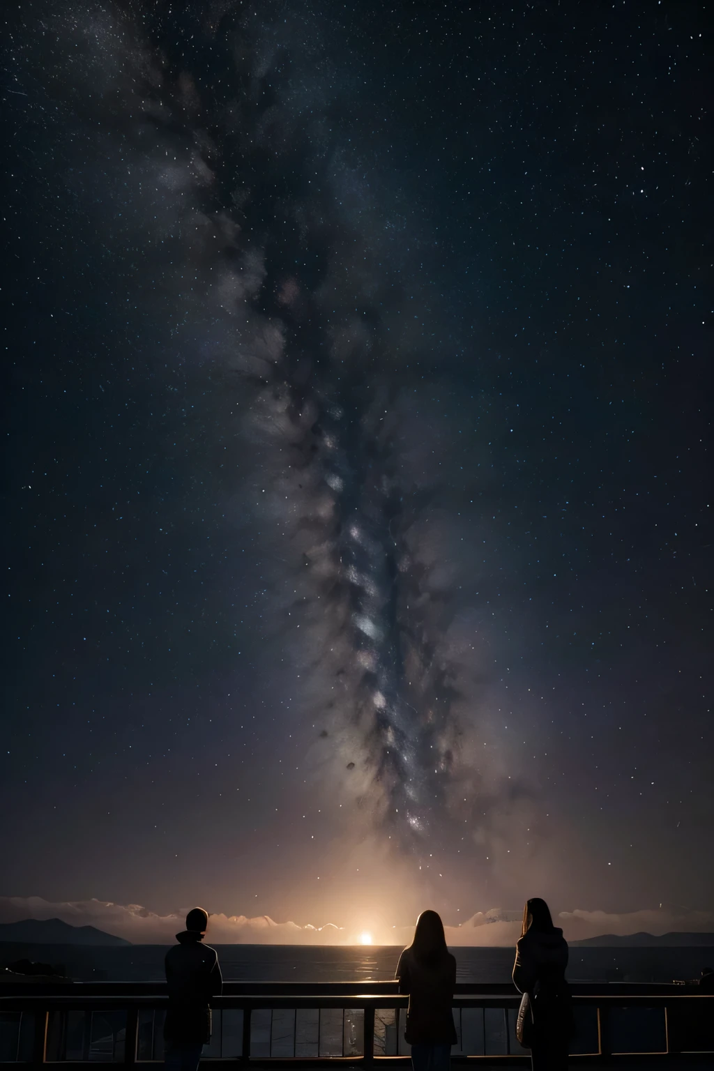 universe with people watching