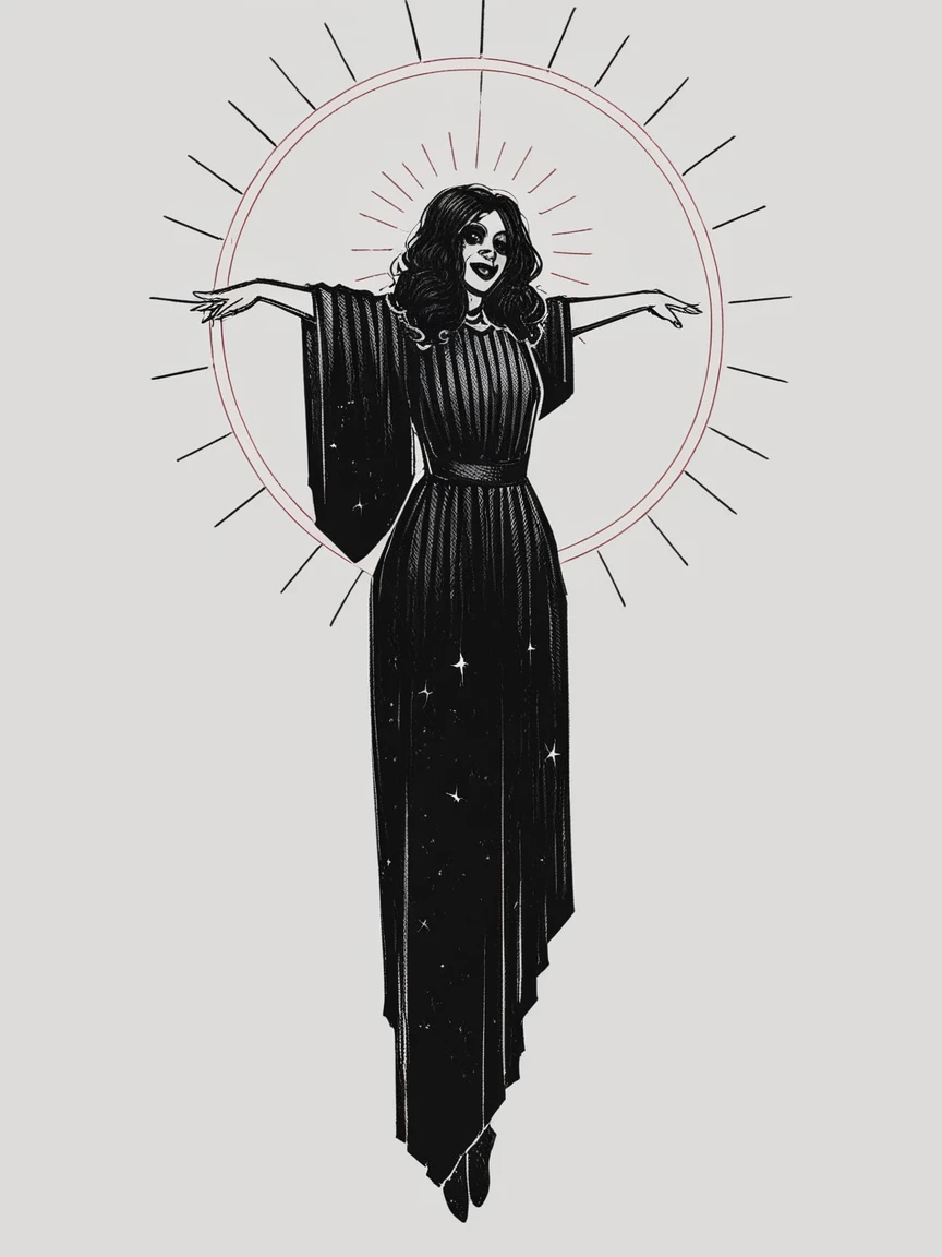 score_9, score_8_up, score_7_up, 1girl, sketch, r3d, monochrome, sketch, dark art, horror art, clean sketch lines,
