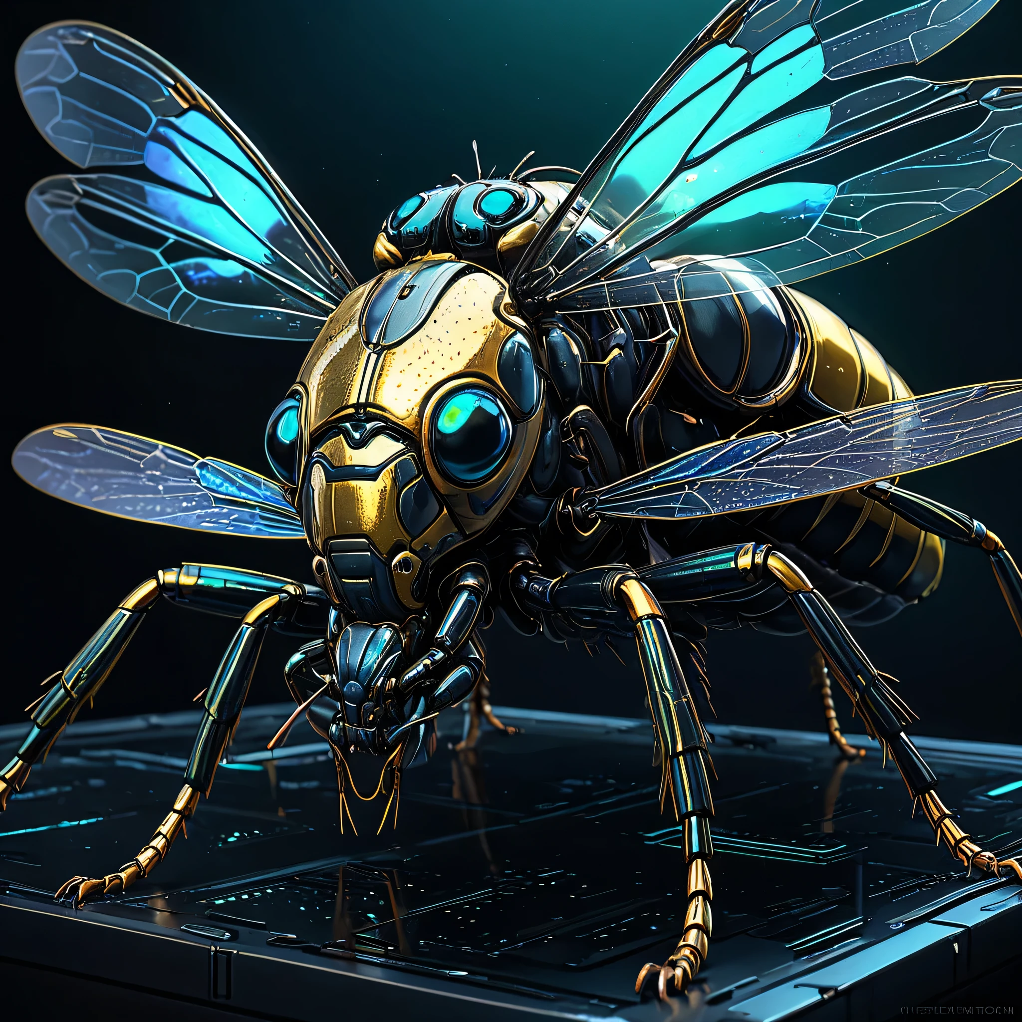Insect Generation, cyberpunk style, ultra-detailed, hyper-clear