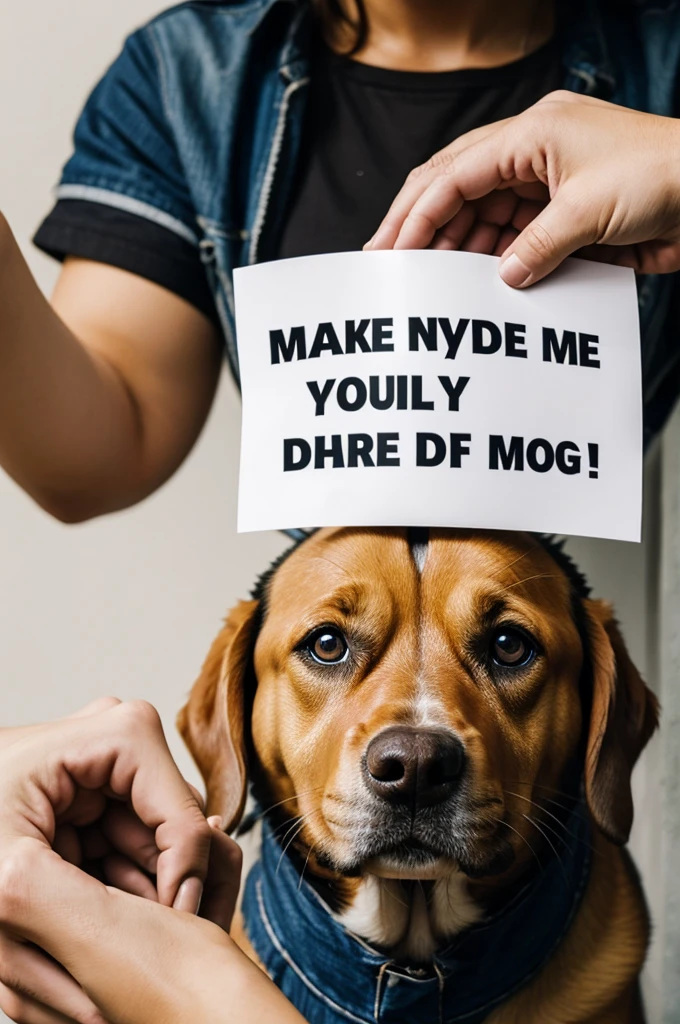 Make me a crying dog