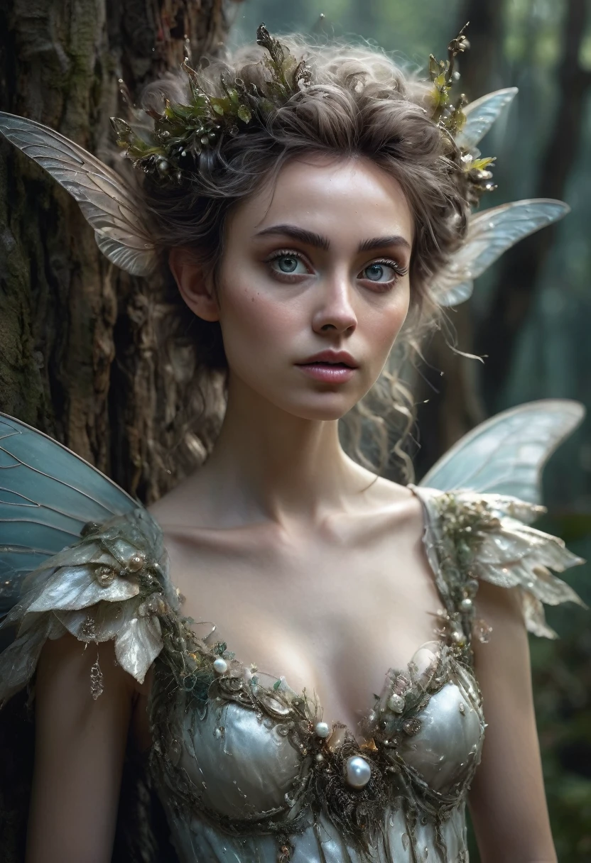 full-body-shot,Very tall pearl fairy, who can't fly,Cinematic,Muted colors, Technicolor,natural skin textures, hyper realisitc, hyper detailed,Extremely detailed,High contrast,Masterpiece,Realistic,Ultra Detailed,mother-of-pearl leather,
intricate details,realistic humid skin,extremly intricate,Epic Realistic, Romantic, cinematic style,irina yermolova,Nicola Samori,Wangechi Quality,Preggy,elf, messy hair,woods,luminous eyes,extremely detailed,
[night landscape],masterpiece,intricate details,faded,eyes extremely detailed,
high detailed eyes,4k resolution,RAW, Nikon Z9