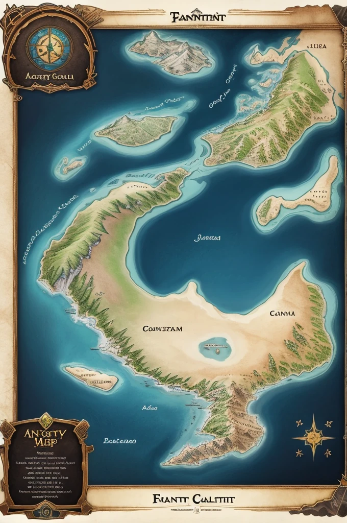 fantasy continent map
