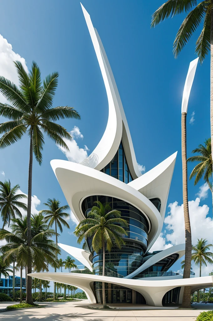 Cited futuristic coconut tree zaha hadid
