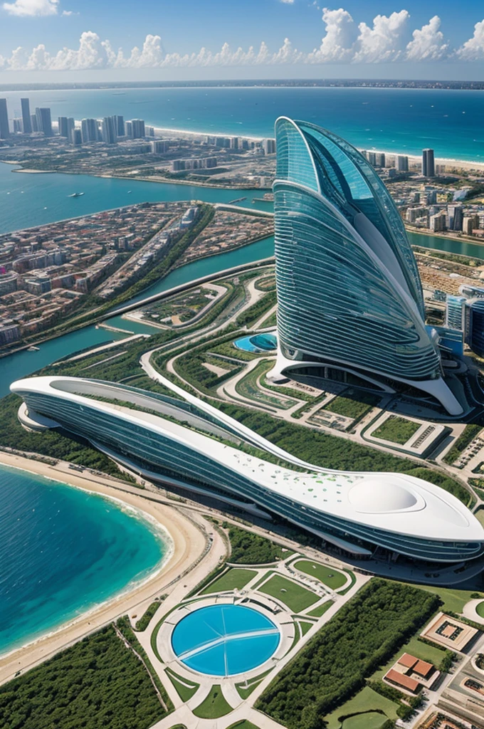 Guadeloupe futuriste citee zaha hadid