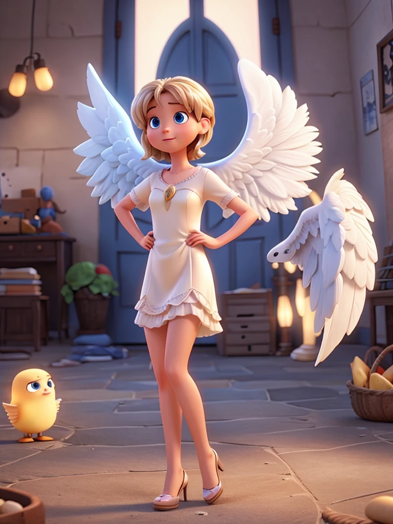 Angel, Pixar-style 