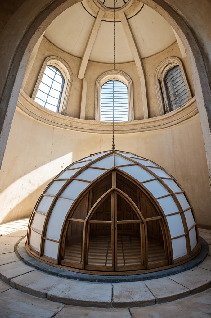 Dome with coconut window