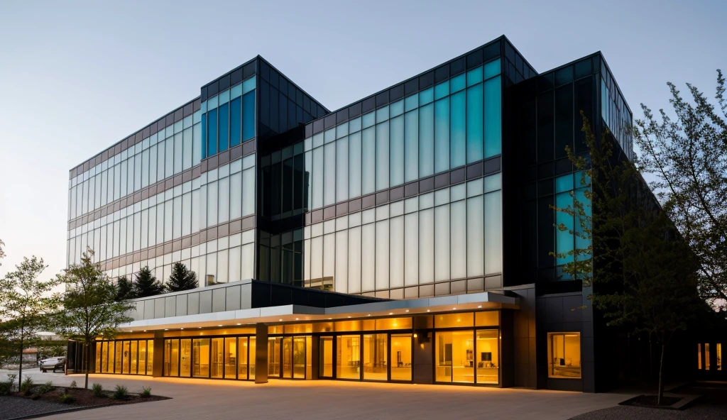 exterior of highrise hotel building, contemporary style, inspired of Norman Forster, glass with steel frame facade, 5 stars hotel design, beautiful landscape, stone pavement,cars, RAW photo, 8k uhd, dslr, soft lighting, high quality, film grain, Fujifilm XT3,masterpiece,