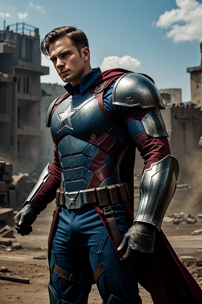 Super soldier with armor