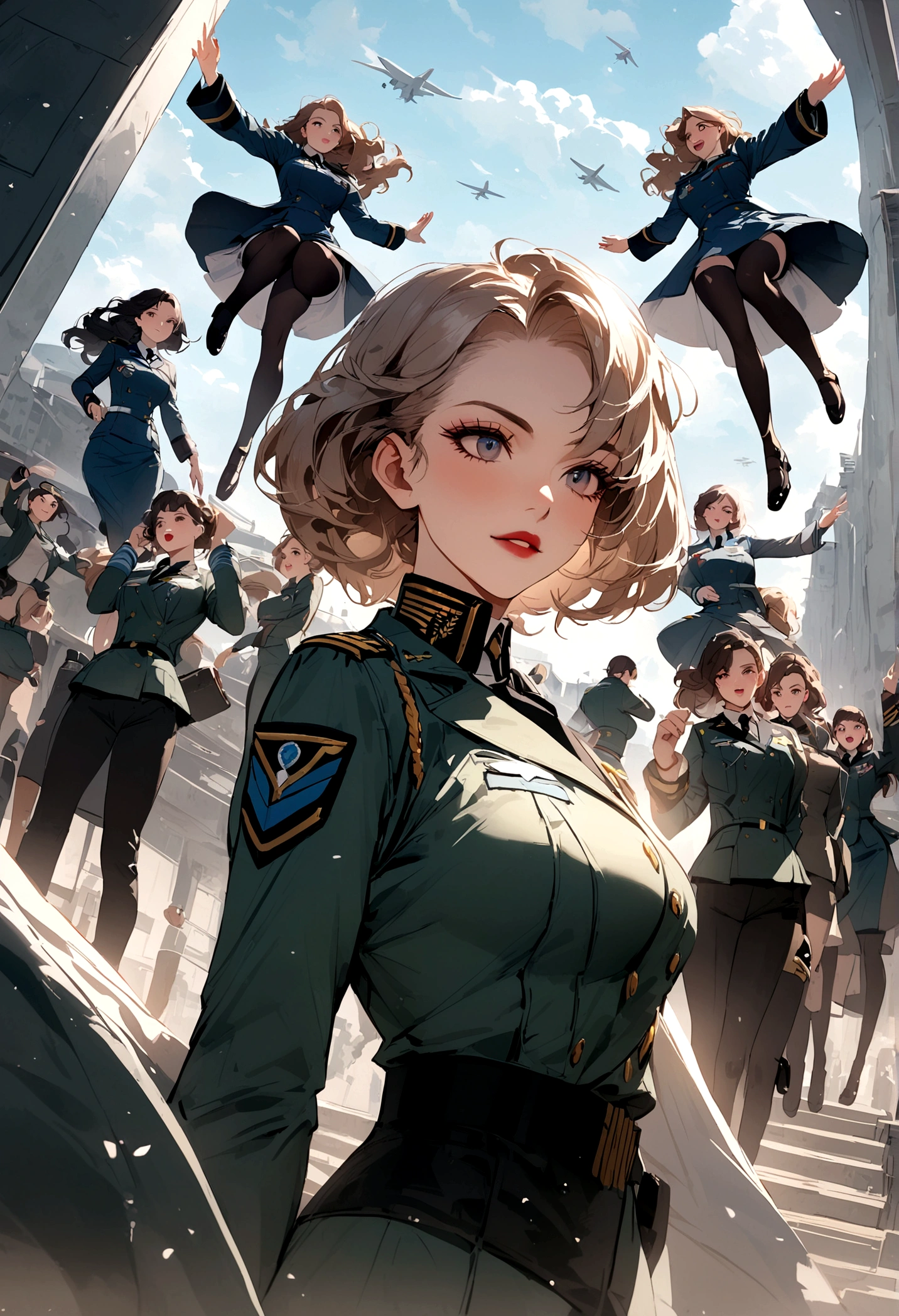 Man who leads five women in the air force