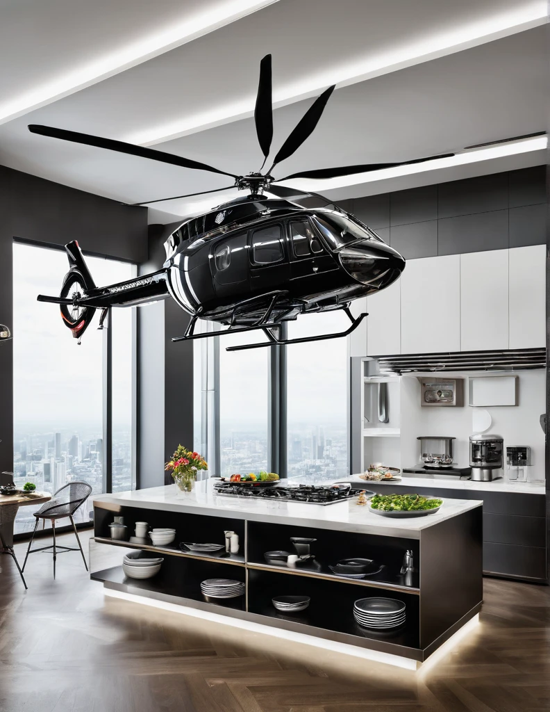 Helicopter Inspired Kitchen Appliances: Soaring Style in Culinary Innovation