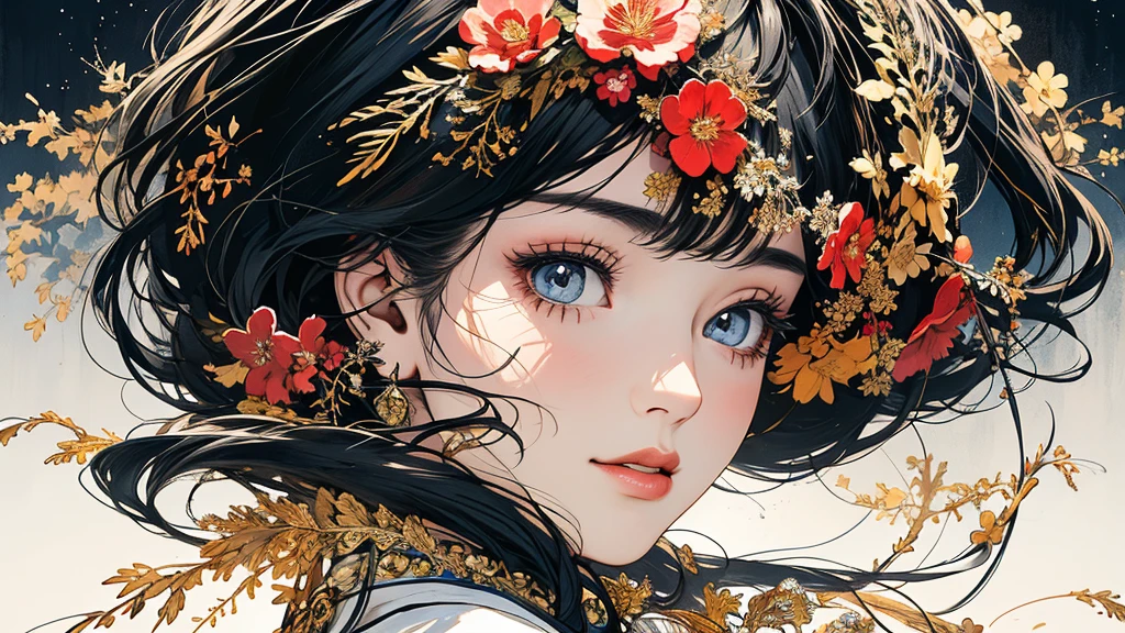 (masterpiece,Top quantity,Best quality,Official Art,Beauty and aesthetics:1.2),(1 Girl),Extremely detailed,(Fractal Art:1.3),Rich in detailost detailed,Whole body concept