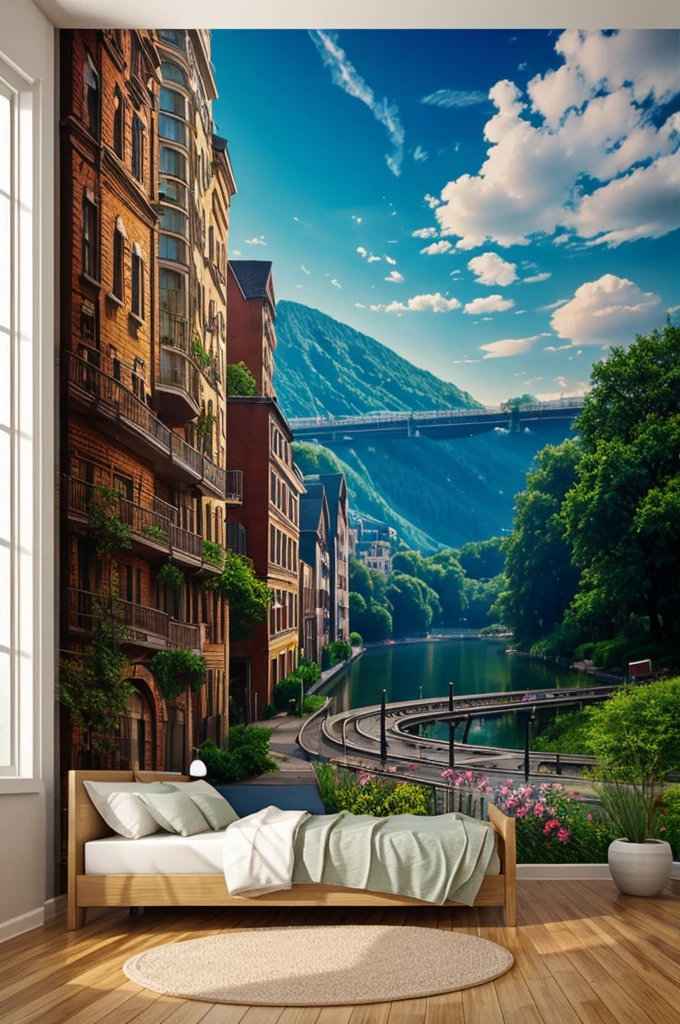 Create image for romantic music mural