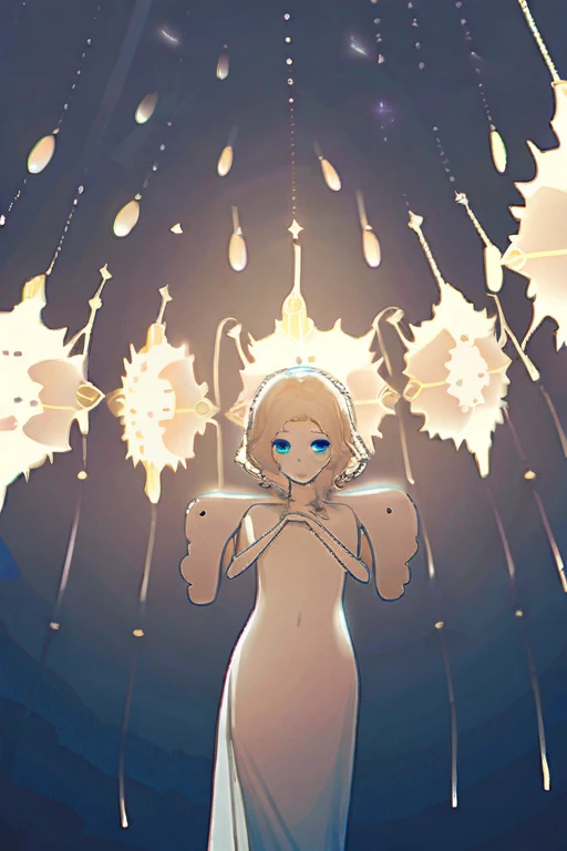((Лучшее качество)), ((шедевр)), (подробный), Naked girl, blue eyes