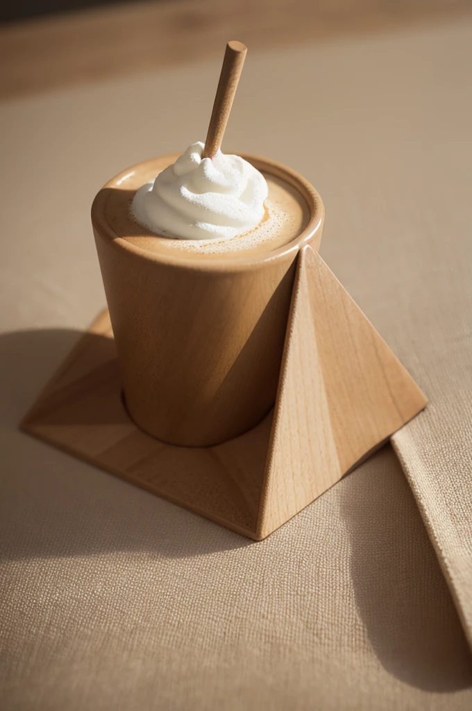 Triangle-shaped coffee cane 