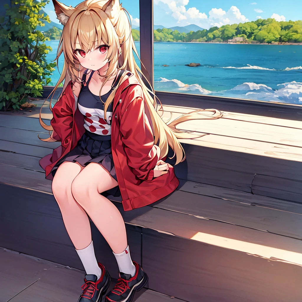 Bakugo's sister, alone, loli-chan, cute, 1 girl
