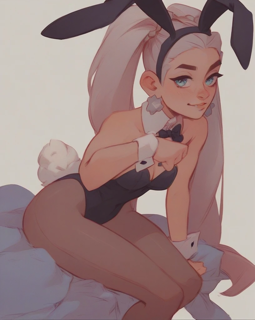 Ariana Grande, bunny suit, sexy, NSFW