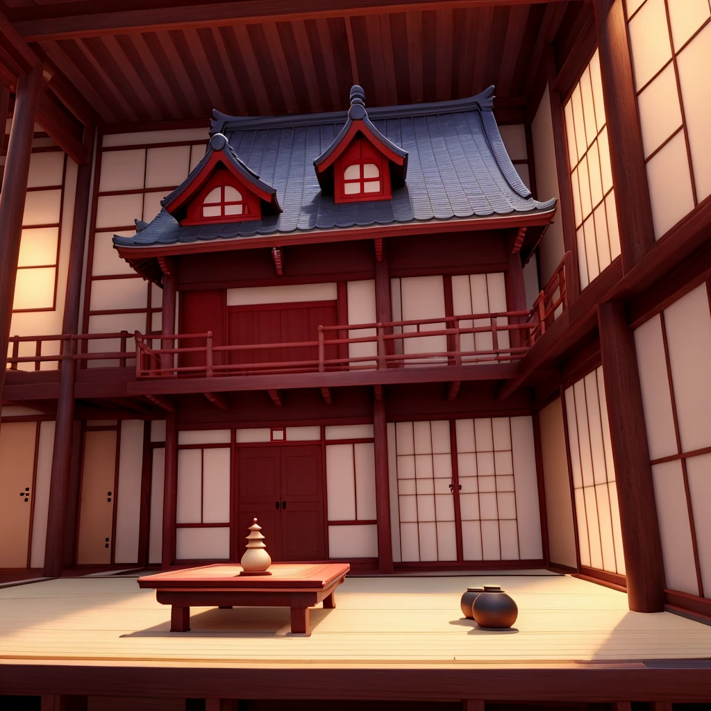 Zashiki Doji Japanese-style house The back is shining