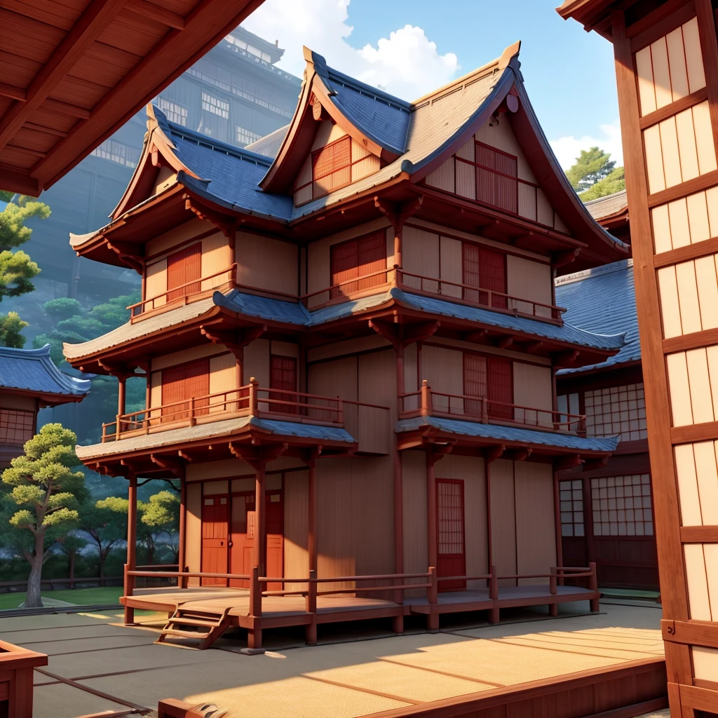 Zashiki Doji　Japanese-style house　The back is shining