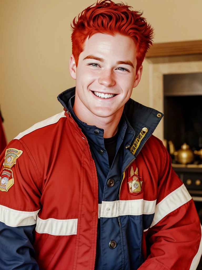 First there was O’Malley. He was one of the youngest firefighters
and couldn’t have been too much older than me. He had creamy white
skin and bright red hair. He was always smiling like he had a secret
that no one else knew about