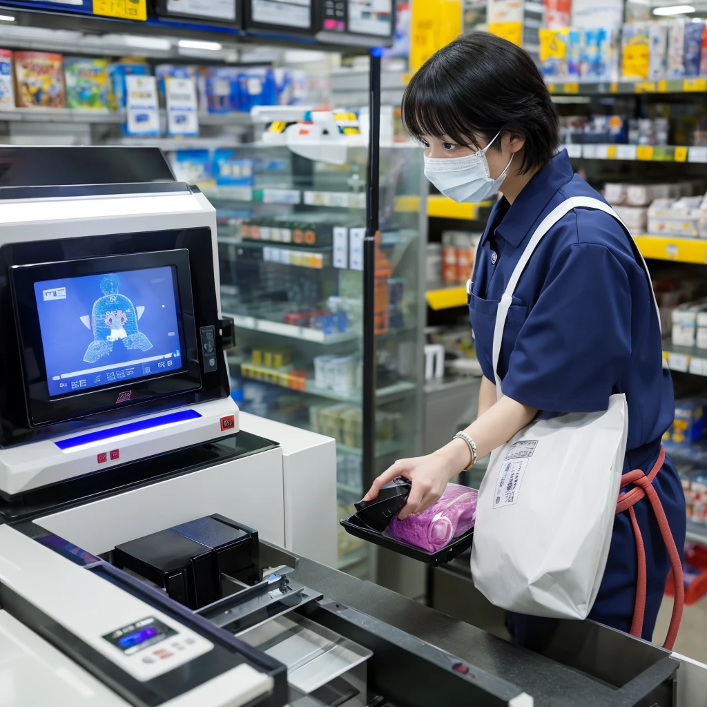 Cashier, sasuke, robot