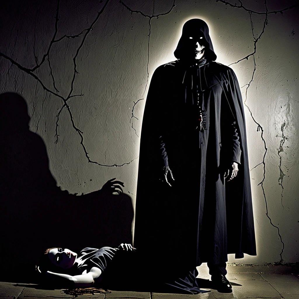 with corpse shadow