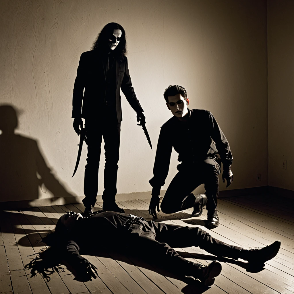with corpse shadow