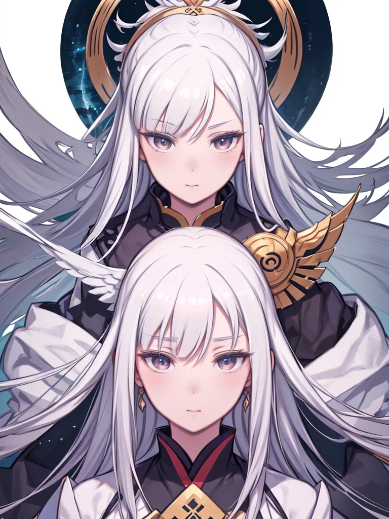 Close-up of a woman with white hair and a white mask, Beautiful Portraits, Gwitz, Guwiz style artwork, White-haired God, Yang Jay, epic character art, Amazing character art, Fan Chi, Wu Jun Shifan, Pixiv Art StationのGuwiz, (Browsing Caution: 1.0)