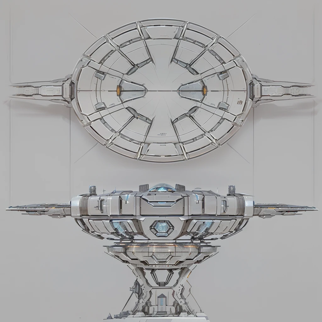 a drawing of a spaceship with a large wheel on top of it, spaceship design, detailed spaceship, spaceship concept art, prop design, spaceship, spaceship sketches, blueprint of a spaceship, symmetric concept art, blueprint of spaceship, industrial humanity spaceship, symmetry!! concept art, 3d modeling concept sheet, andrei riabovitchev symmetrical, spacecraft, a close up of a futuristic spaceship with a large dome, detailed spaceship, scifi spaceship, industrial humanity spaceship, spaceship, scifi space station, scifi base, hard surface model, ancient space ship, kitbashing component, small starship near, spaceship hull texture, super scale rendered, futuristic outpost building, detailed spacecraft, lone industrial!!! spaceship!!, brutalist space ship