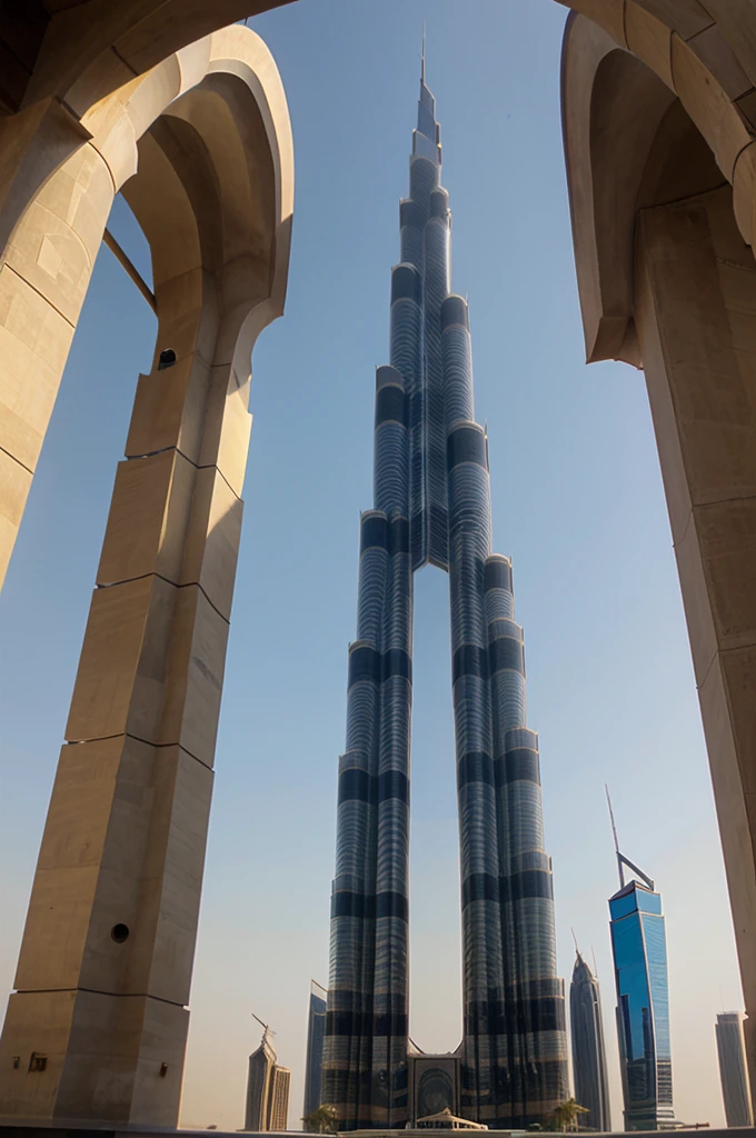 three burj khalifa