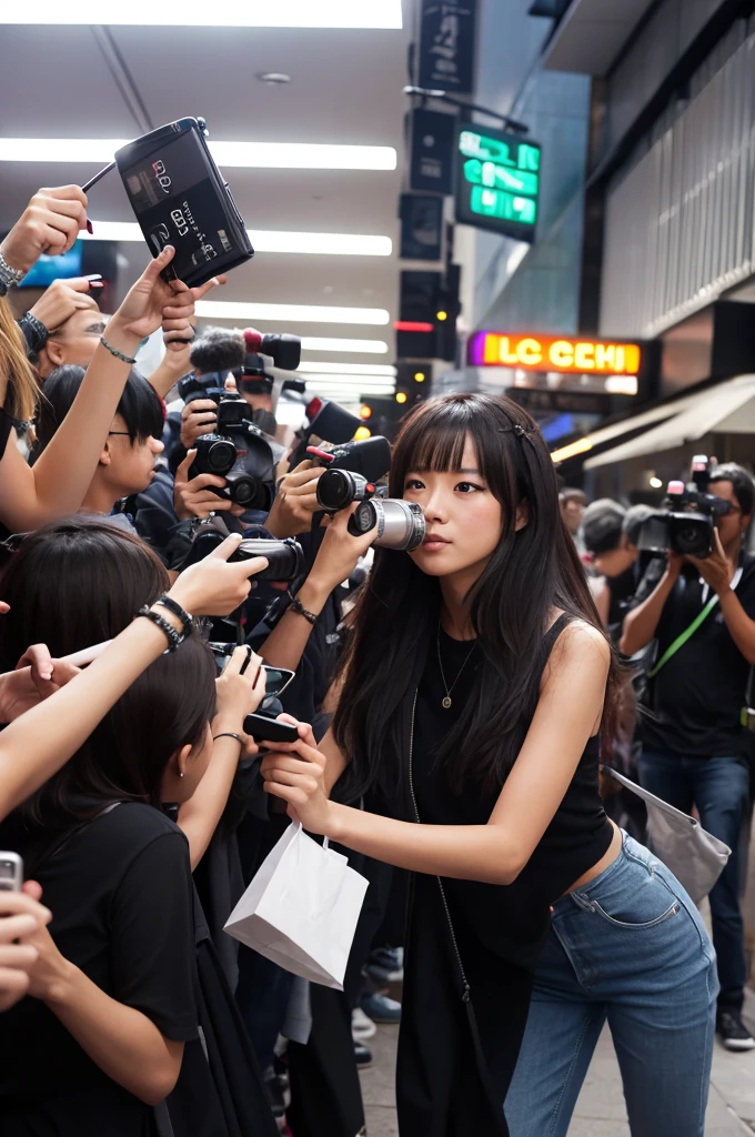 photo paparazzi d'une belle jeune fille, belle fille de 25 ans, cheveux brun clairs complexes, faire la moue, en sueur, sunny, dripping, leaning back, 8K,best quality, head of'artwork, ultra haute résolution,